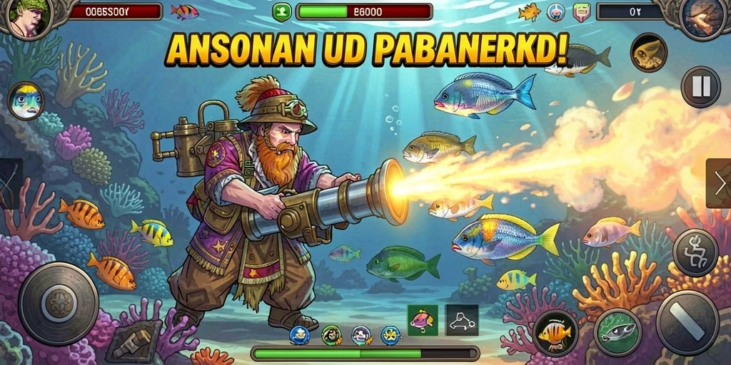 Screenshot menunjukkan tampilan antarmuka game yang menarik.