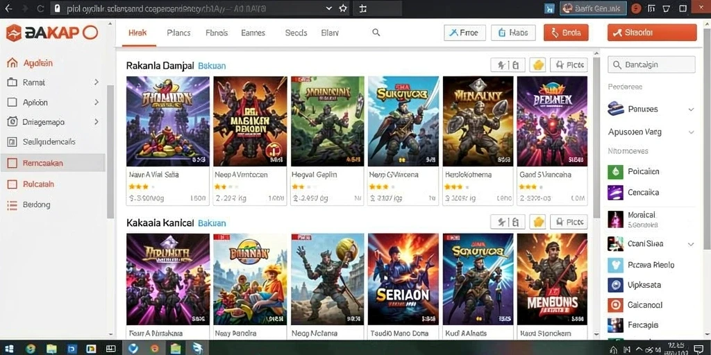 Screenshot antarmuka utama JOSS188 yang user-friendly.