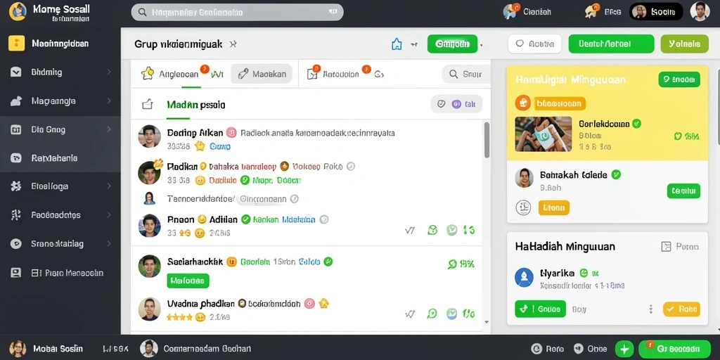 Tampilan antarmuka permainan yang menawan.