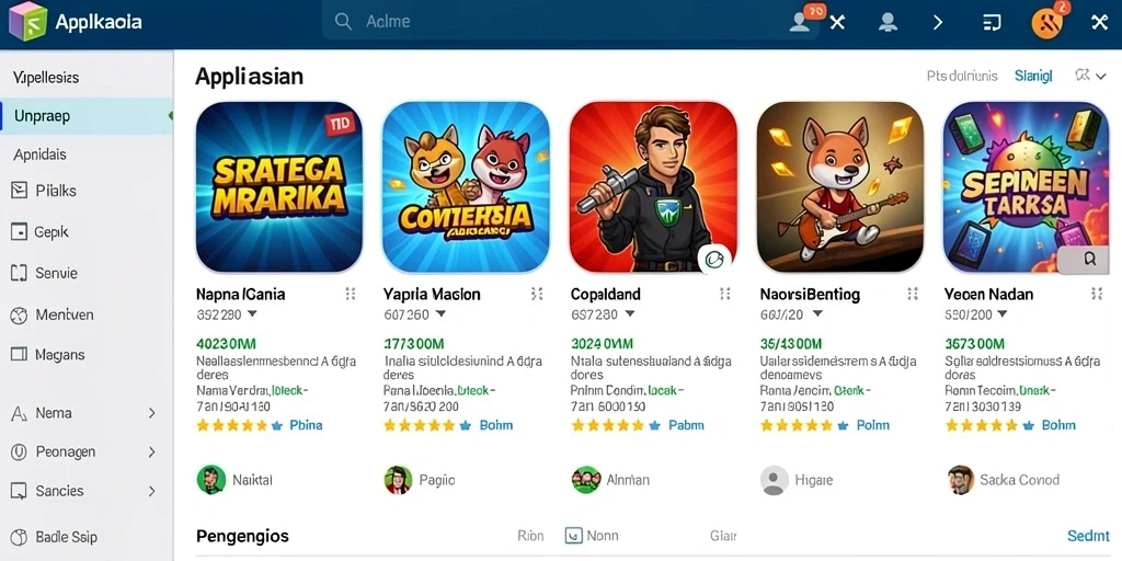 Tampilan karakter yang menggugah selera.