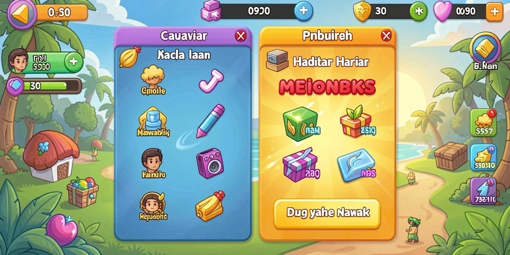 Tangkapan layar menampilkan karakter utama dalam aksi.