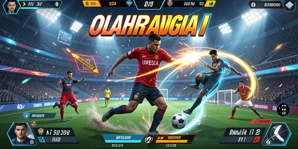 Tangkapan layar menunjukkan aksi mendebarkan dalam game.