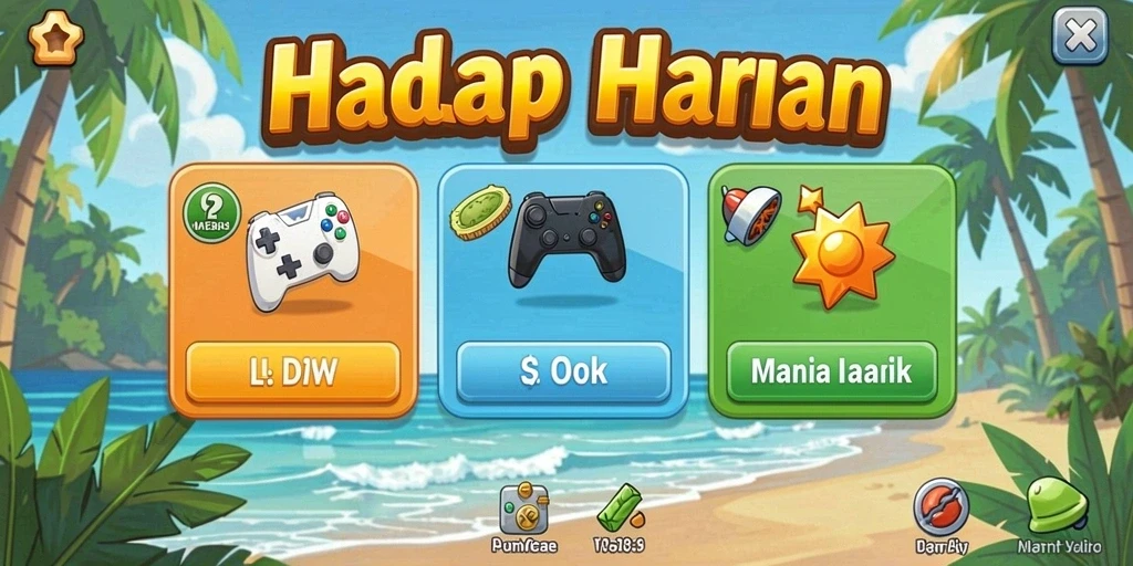 Tangkapan layar menunjukkan karakter yang menarik dalam permainan.