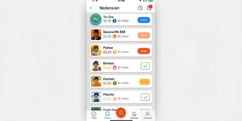 Tampilan antarmuka yang user-friendly dan menarik.