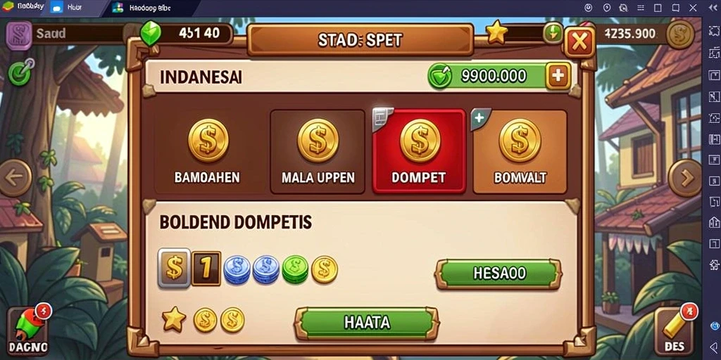 Tampilan awal game RPWIN1 yang menarik.