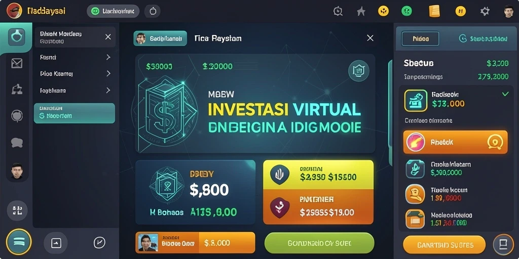 Tampilan antarmuka aplikasi yang menarik dan informatif.