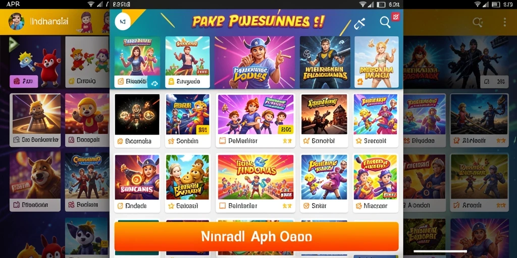 Screenshot permainan dengan grafik yang memukau.