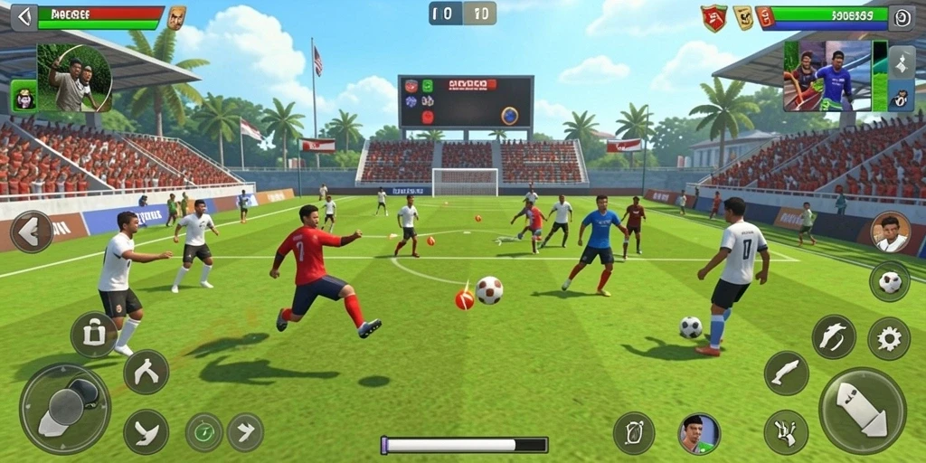 Tampilan permainan yang menarik dan interaktif.